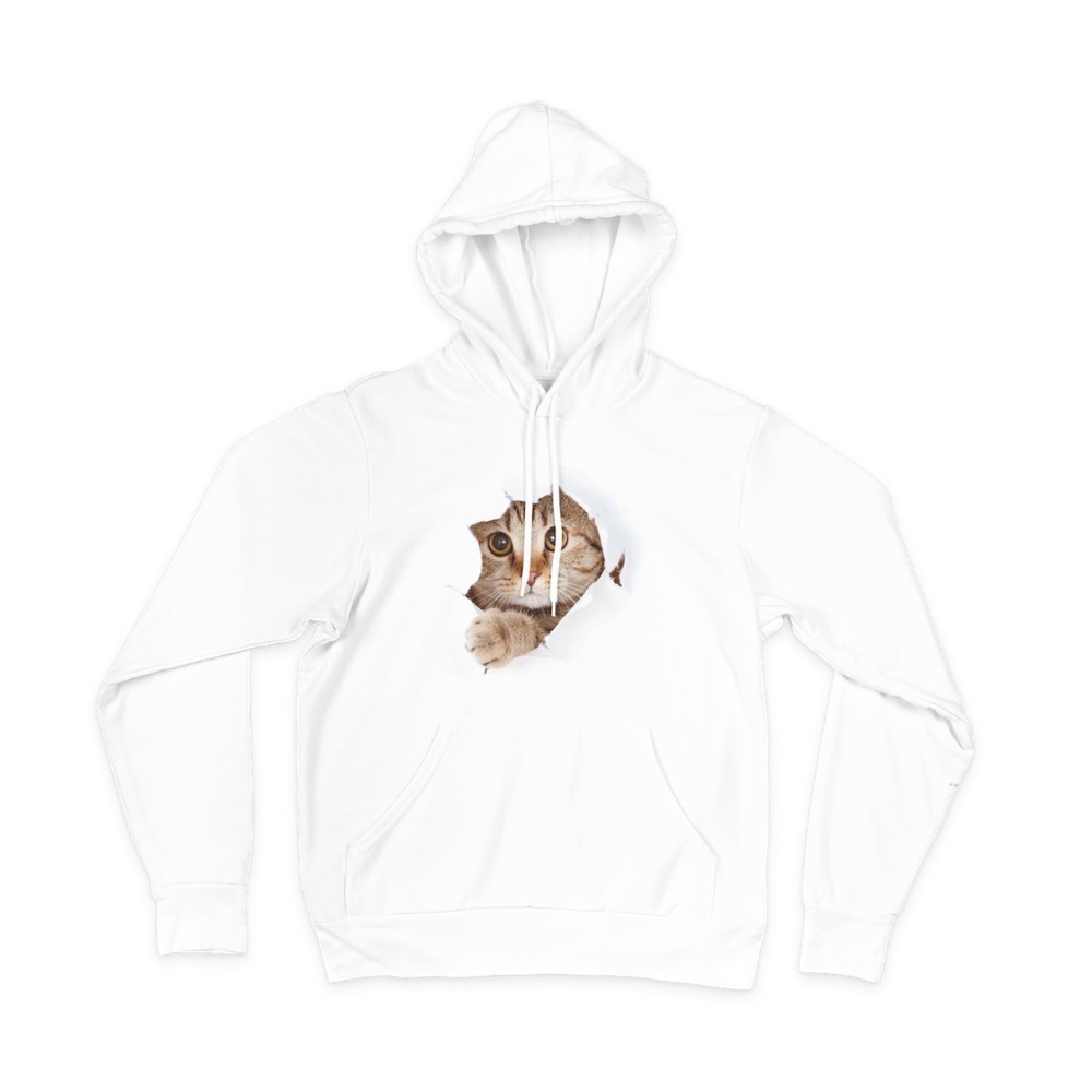 Purrfectly Playful: Peekaboo Cat Hoodie